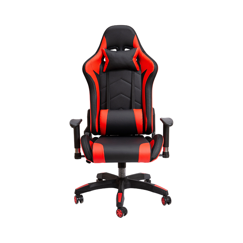 Zwart en rood kleurencombinatie Flexibele duurzame reguliere gamingstoel